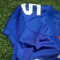 Image 4 of 9/29/2002 Reebok NFL Game Used Worn Jersey New York Giants Will Allen Photomatch