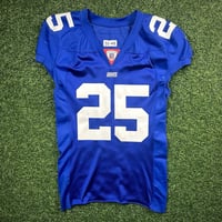 Image 1 of 9/29/2002 Reebok NFL Game Used Worn Jersey New York Giants Will Allen Photomatch