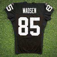 Image 2 of 2007 Reebok NFL Game Used Worn Jersey Oakland Raiders John Madsen Sz. 42 Utah