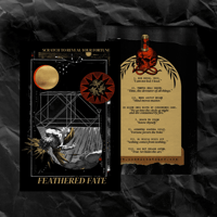 Image 5 of NEW! SCRATCH-OFF FORTUNE CARD: "FEATHERED FATE"