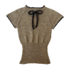 moth tee in wheat (alpaca)