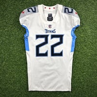 Image 1 of 2021 Nike NFL Authentic Jersey Tennessee Titans Derrick Henry Autograph JSA