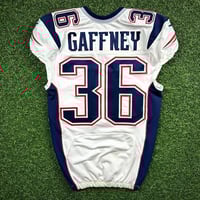 Image 2 of 2016 Nike NFL Game Used Worn Jersey New England Patriots Tyler Gaffney Team COA