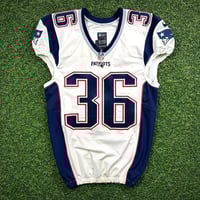 Image 1 of 2016 Nike NFL Game Used Worn Jersey New England Patriots Tyler Gaffney Team COA