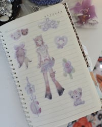 Image 4 of divine inner child sticker sheet 