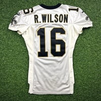Image 2 of 8/12/2000 Puma NFL Game Used Worn Jersey New Orleans Saints Robert Wilson Sz. 44