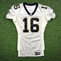 Image 1 of 8/12/2000 Puma NFL Game Used Worn Jersey New Orleans Saints Robert Wilson Sz. 44