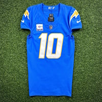 Image 1 of 10/17/2022 Nike NFL Team Issued Game Jersey Justin Herbert Crucial Catch Sz. 40