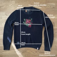 Image 4 of Red & Green Embroidered Sweater