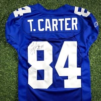 Image 5 of 2002 Reebok NFL Game Issued Jersey New York Giants Tim Carter Autograph Beckett