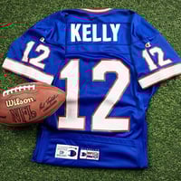 Image 2 of 1994 Champion NFL Authentic Jersey Buffalo Bills Jim Kelly Sz. 40 Vintage HOF
