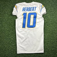 Image 2 of 2022 Nike NFL Team Issued Game Jersey Los Angeles Chargers Justin Herbert 40 QB