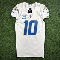 Image 1 of 2022 Nike NFL Team Issued Game Jersey Los Angeles Chargers Justin Herbert 40 QB