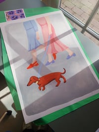 Image 3 of Dog Days | Fine Art Giclée Print 