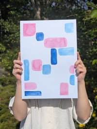 Image 1 of Calmness - A Calm, Minimalistic Watercolor Painting