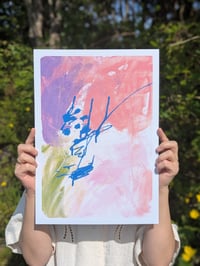Image 1 of Bliss - Colorful and Flowy Abstract Art Poster