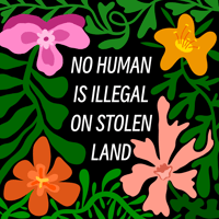 No Human is Illegal Sticker