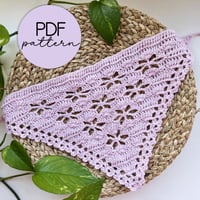 Image 1 of Crochet Pattern: Sakura Bandana