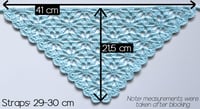Image 4 of Crochet Pattern: Floral Diamond Bandana
