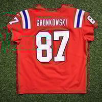 Image 2 of Nike NFL Vapor Elite Authentic Jersey New England Patriots Rob Gronkowski Sz. 52
