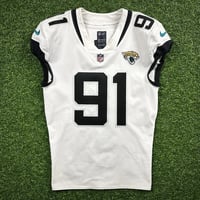 Image 1 of 2020 Nike NFL Team Issued Game Jersey Jacksonville Jaguars Yannick Ngakoue Sz. 42