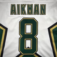 Image 5 of 1999 CCM NHL x NFL Dallas Stars Cowboys Jersey Troy Aikman Sz. M Vintage White