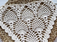 Image 3 of Crochet Pattern: Lacy Pineapple Bandana