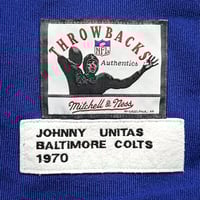 Image 3 of 1970 Mitchell & Ness NFL Authentic Jersey Baltimore Colts Johnny Unitas Sz. 52