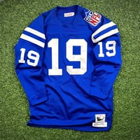 Image 1 of 1970 Mitchell & Ness NFL Authentic Jersey Baltimore Colts Johnny Unitas Sz. 52