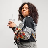 Image 6 of She Follows the Rhythm of the Dandelion - Women’s Cropped Windbreaker
