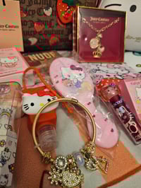 Image 5 of Juicy Couture Strawberry Satchel Meets Hello Kitty Bundle 