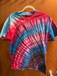 “Midnight Mirage” Tie-Dye Tee – Size Large