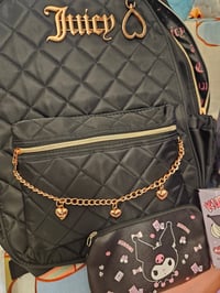 Image 1 of Angelas Custom RESERVED Juicy Couture Charm Backpack Meets Kuromi Bundle 