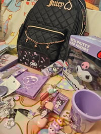 Image 7 of Angelas Custom RESERVED Juicy Couture Charm Backpack Meets Kuromi Bundle 