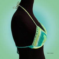 Image 3 of Green Neon Bikini Top