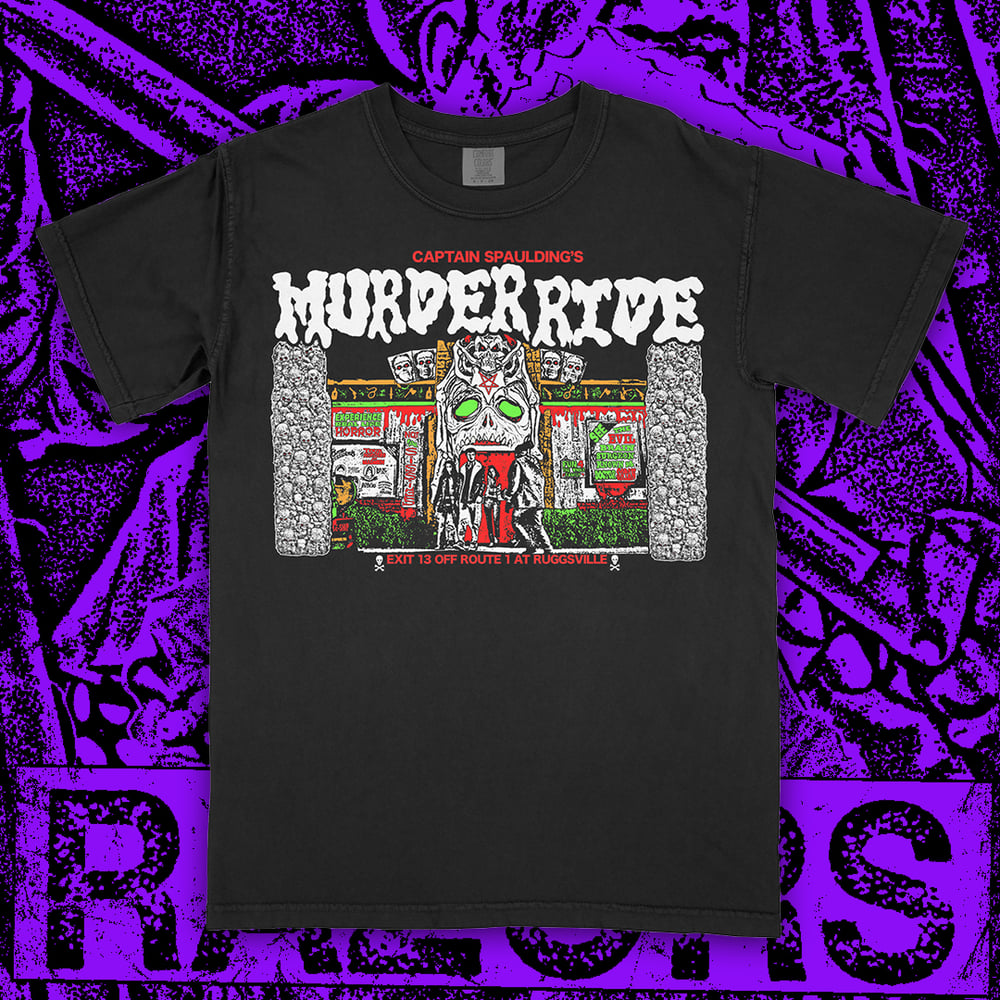 MURDER RIDE TEE BLACK