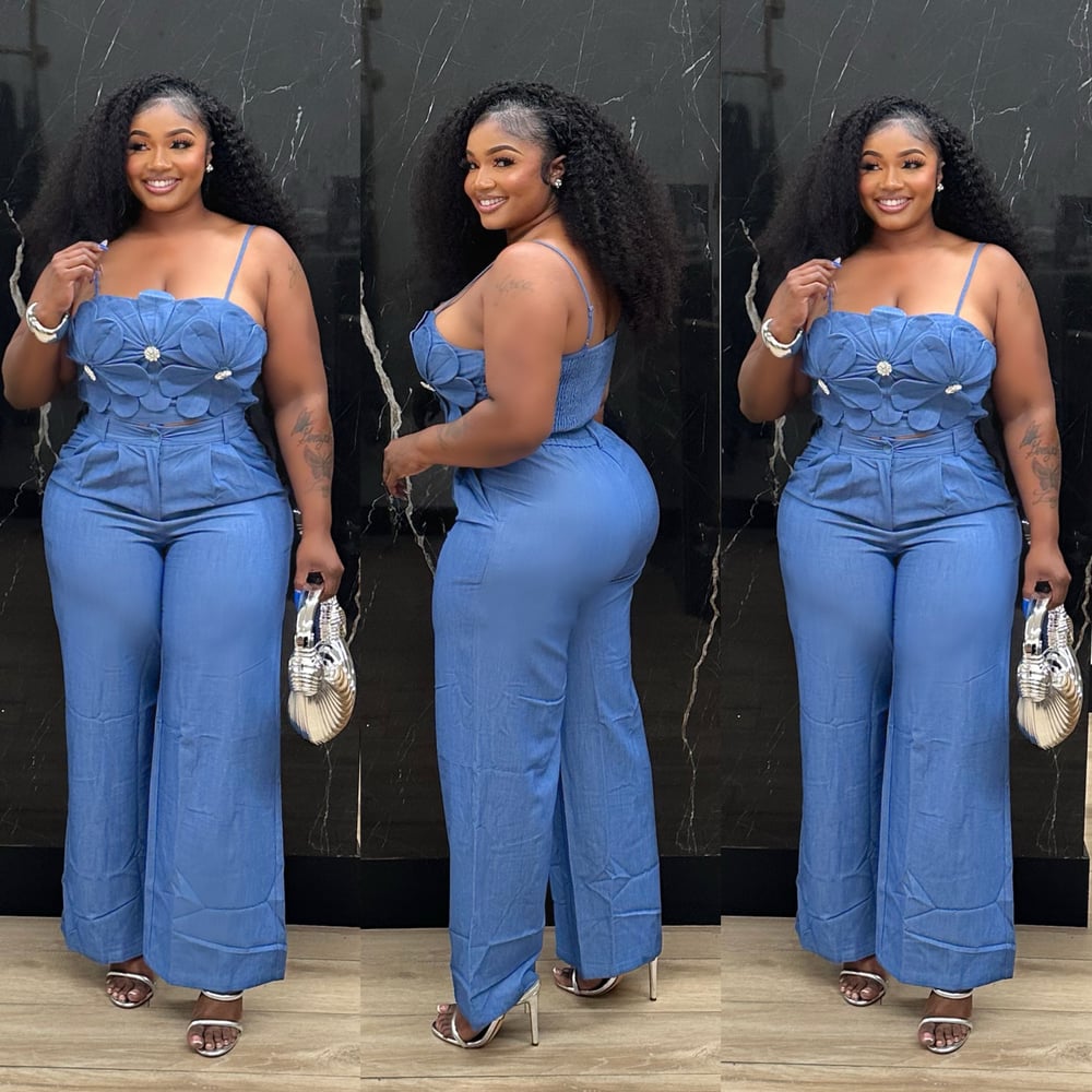 Image of BLOSSOM DENIM SET