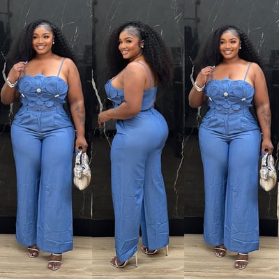 Image of BLOSSOM DENIM SET