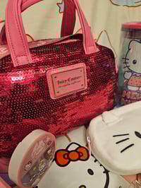 Image 1 of Juicy Couture Sequin Satchel Meets Hello Kitty Bundle 