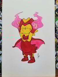 SCARLET LISA ORIGINAL ART SIGNED