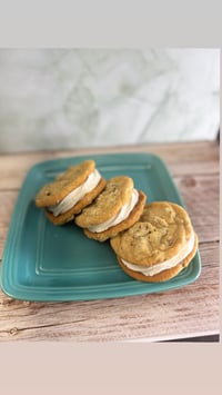Chocolate Chip Cookie Sandwich. 