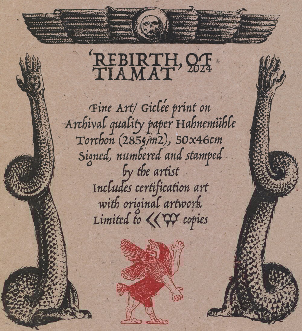 Rebirth of Tiamat ART PRINT