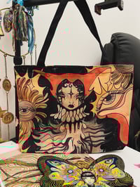 Image 1 of Canvas clown tote bag ✨