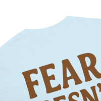 Image 5 of Unisex garment-dyed heavyweight t-shirt “fear doesn’t own me”