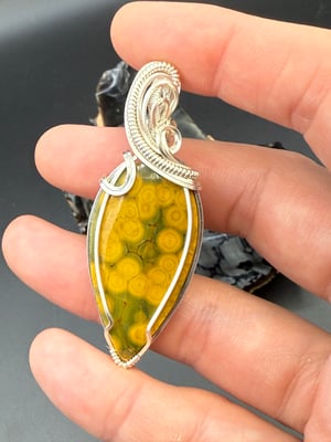 Kabamby Ocean Jasper Pendant
