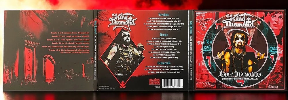 KING DIAMOND - Rare Diamonds (Versions, Demos & Rehearsals) PRE - ORDER