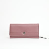 Image 3 of Giani Bernini Pebble Leather Receipt Wallet, Withered Rose