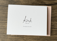Image 3 of Pink Pony Art Greeting Card,Blank Card, A2, 5.5"x4.25"