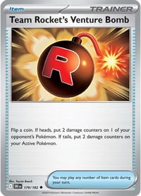 Team Rocket's Venture Bomb - SV10: Destined Rivals - Near Mint x4