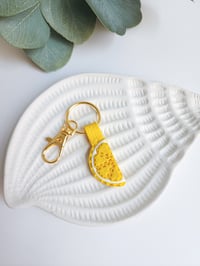 Image 1 of Lemon Wedge Keychain 